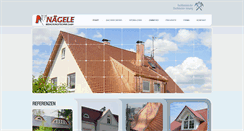Desktop Screenshot of naegele-bedachungstechnik.de